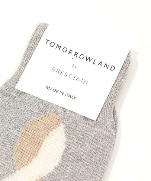 TOMORROWLAND / トゥモローランド ソックス | 【別注】BRESCIANI×TOMORROWLAND コットンウール ケーブルソックス | 詳細1