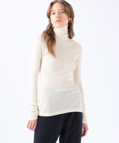 TOMORROWLAND / トゥモローランド カットソー | コットンカシミヤ タートルネックプルオーバー