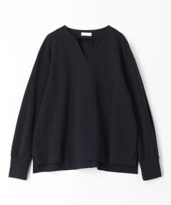 TOMORROWLAND / トゥモローランド カットソー | プレシャスモック キーネックブラウス