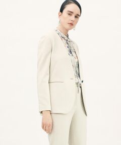 TOMORROWLAND / トゥモローランド ノーカラージャケット | カルゼサーキュラー ノーカラージャケット