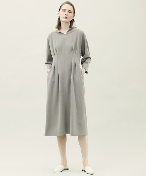 セール ライトダブルクロス ドルマンスリーブワンピース ミニ丈 ひざ丈ワンピース Tomorrowland トゥモローランド ファッション通販 タカシマヤファッションスクエア