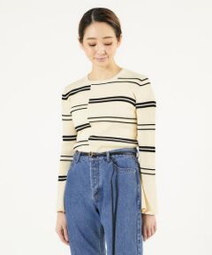 TOMORROWLAND / トゥモローランド ニット・セーター | コットンナイロンリブ クルーネックプルオーバー