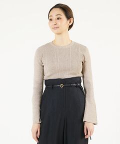 TOMORROWLAND / トゥモローランド ニット・セーター | コットンナイロンリブ クルーネックプルオーバー