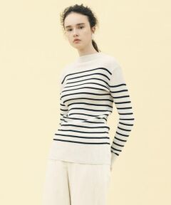 TOMORROWLAND / トゥモローランド ニット・セーター | ギザコットンリブ ビルドネックプルオーバー