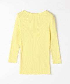 TOMORROWLAND / トゥモローランド ニット・セーター | ギザコットンリブ ボートネックプルオーバー