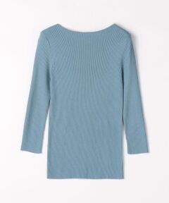 TOMORROWLAND / トゥモローランド ニット・セーター | ギザコットンリブ ボートネックプルオーバー