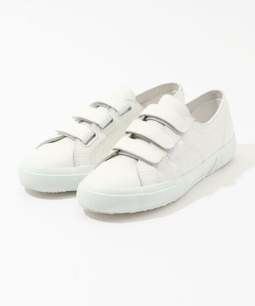 Web先行予約 別注 Superga Tomorrowland レザー ベルクロスニーカー スニーカー Tomorrowland トゥモローランド ファッション通販 タカシマヤファッションスクエア