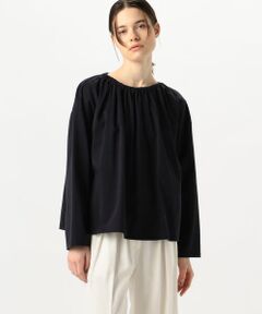 TOMORROWLAND / トゥモローランド カットソー | コットンジャージー バックリボンプルオーバー