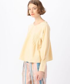 TOMORROWLAND / トゥモローランド シャツ・ブラウス | コットンピースダイ ピンタックプルオーバー