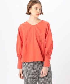 TOMORROWLAND / トゥモローランド シャツ・ブラウス | コットンピースダイ ピンタックプルオーバー