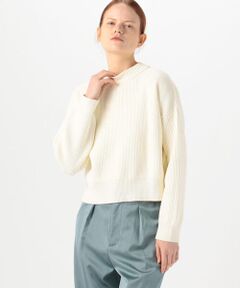 TOMORROWLAND / トゥモローランド ニット・セーター | コットンナイロンリリヤーン クルーネックプルオーバー