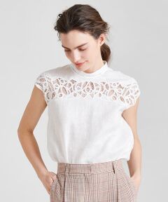 TOMORROWLAND / トゥモローランド シャツ・ブラウス | スワトーリネン スタンドネックブラウス