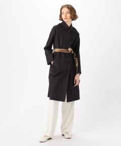 TOMORROWLAND / トゥモローランド ステンカラーコート | 【別注】HERNO×TOMORROWLAND スカーフベルテッドステンカラーコート