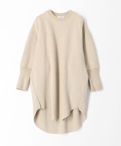 TOMORROWLAND / トゥモローランド カットソー | コットンワッフル ロングプルオーバー