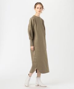 TOMORROWLAND / トゥモローランド ロング・マキシ丈ワンピース | ファインコットンスムース クルーネックワンピース