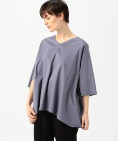 TOMORROWLAND / トゥモローランド カットソー | コンパクトコットンスムースジャージー Vネックプルオーバー