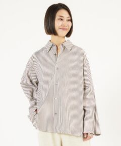 TOMORROWLAND / トゥモローランド シャツ・ブラウス | シアーサッカー ワイドスリーブシャツ