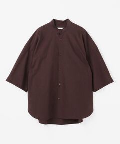 TOMORROWLAND / トゥモローランド シャツ・ブラウス | コットン バンドカラーシャツ