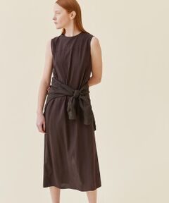 TOMORROWLAND / トゥモローランド ロング・マキシ丈ワンピース | ウォッシャブルレーヨン ノースリーブワンピース