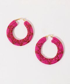 Caimana isabel fuscia & copp ピアス