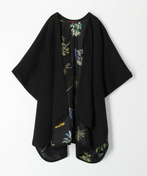 TOMORROWLAND / トゥモローランド ニット・セーター | リバーシブルポンチョ(18 ブラック系)