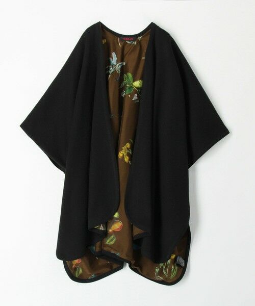 TOMORROWLAND / トゥモローランド ニット・セーター | リバーシブルポンチョ(48 ダークブラウン系)