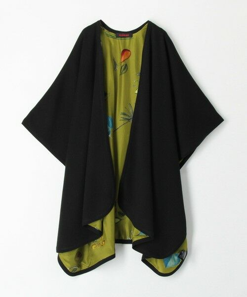 TOMORROWLAND / トゥモローランド ニット・セーター | リバーシブルポンチョ(54 グリーン系)