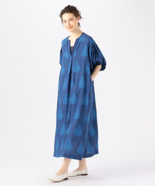 セール ミルフルールスカラベ ボリュームスリーブワンピース ロング マキシ丈ワンピース Tomorrowland トゥモローランド ファッション通販 タカシマヤファッションスクエア