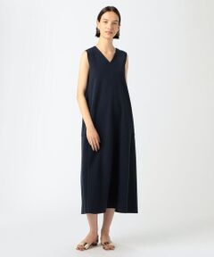 TOMORROWLAND / トゥモローランド ロング・マキシ丈ワンピース | ミラノリブ Vネックワンピース