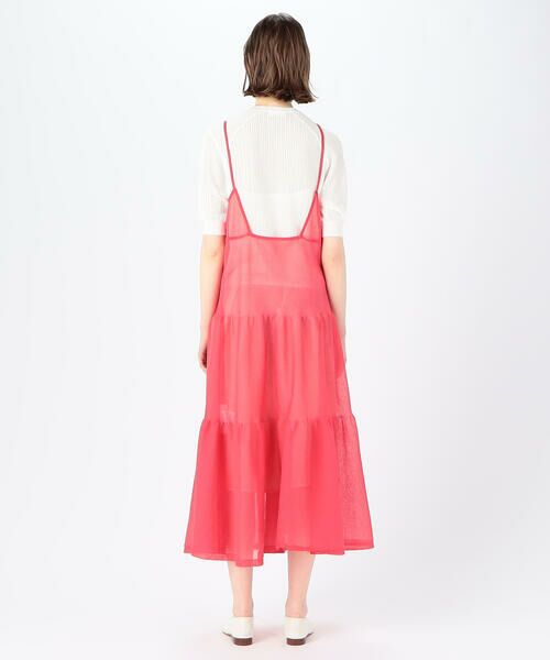 TOMORROWLAND / トゥモローランド ロング・マキシ丈ワンピース | ドライコットンポリエステル ティアードキャミロングワンピース | 詳細3