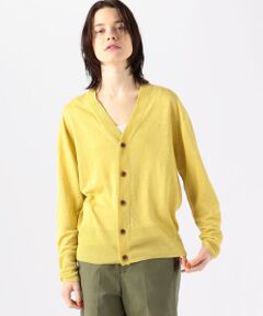 TOMORROWLAND / トゥモローランド カーディガン・ボレロ | プレーンリネン Vネックカーディガン