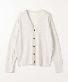 TOMORROWLAND / トゥモローランド カーディガン・ボレロ | プレーンリネン Vネックカーディガン