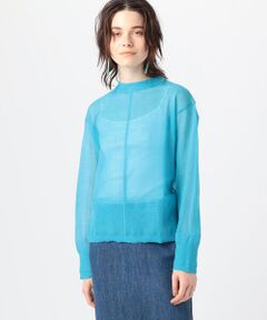 TOMORROWLAND / トゥモローランド ニット・セーター | シアーヤーン ロングスリーブプルオーバー