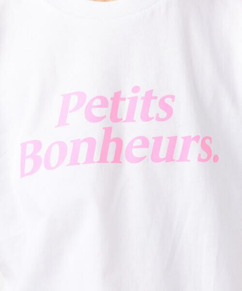 TOMORROWLAND / トゥモローランド Tシャツ | 【別注】 Les Petits Basics×TOMORROWLAND Petits Bonheurs ハーフスリーブプルオーバー | 詳細5