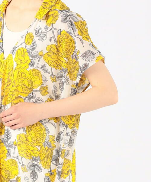 セール Ganni コットン フラワープリントカフタンワンピース ロング マキシ丈ワンピース Tomorrowland トゥモローランド ファッション通販 タカシマヤファッションスクエア