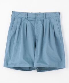 TOMORROWLAND / トゥモローランド ショート・ハーフ・半端丈パンツ | ブロークンツイル 3プリーツデザインショーツ