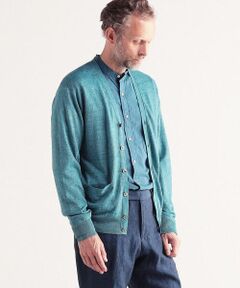 TOMORROWLAND / トゥモローランド カーディガン・ボレロ | オーガニックリネンニット Vネックカーディガン