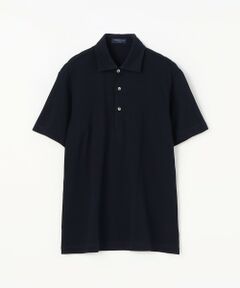 コットンメッシュ ポロシャツ NAVY ON