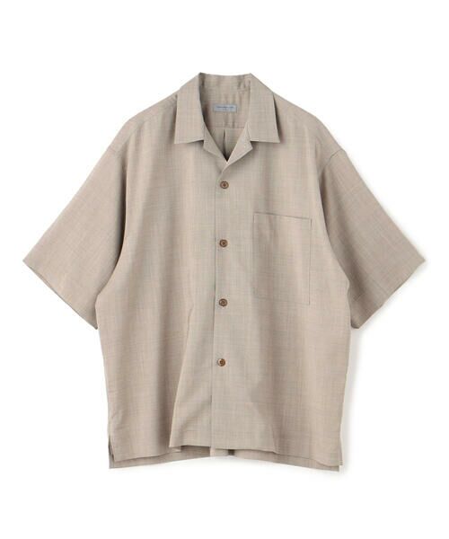 最終値下【COMOLI】レーヨン オープンカラーシャツ[ブラック/最小サイズ1]