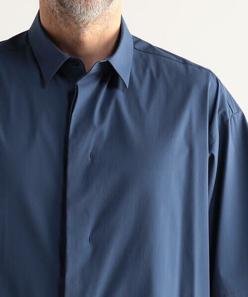TOMORROWLAND / トゥモローランド シャツ・ブラウス | コットンポプリン レギュラーカラー半袖シャツ | 詳細8