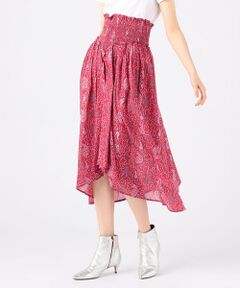 TOMORROWLAND / トゥモローランド ロング・マキシ丈スカート | ISABEL MARANT ETOILE ABLIA コットン アシンメトリックヘムスカート