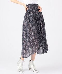 TOMORROWLAND / トゥモローランド ロング・マキシ丈スカート | ISABEL MARANT ETOILE ABLIA コットン アシンメトリックヘムスカート