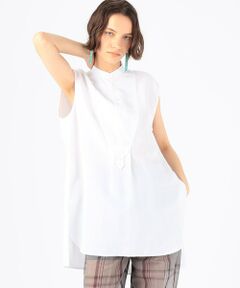 TOMORROWLAND / トゥモローランド シャツ・ブラウス | ニドムクロス ノースリーブシャツ