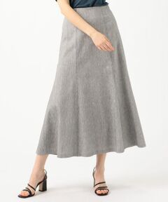 TOMORROWLAND / トゥモローランド ミニ・ひざ丈スカート | ライトリネンストレッチ マーメイドロングスカート