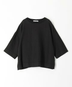 TOMORROWLAND / トゥモローランド シャツ・ブラウス | フレンチリネンリブコンビ クルーネックプルオーバー