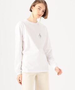 【別注】Takako Noel×TOMORROWLAND コットンバックプリント ロングスリーブプルオーバー