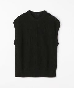 TOMORROWLAND / トゥモローランド ベスト | リネンフルカーディガン クルーネックベスト