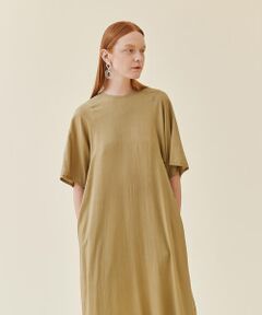 TOMORROWLAND / トゥモローランド ロング・マキシ丈ワンピース | ウォッシャブルレーヨン ワイドスリーブワンピース