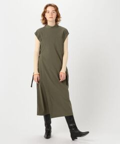 TOMORROWLAND / トゥモローランド ロング・マキシ丈ワンピース | コットンナイロンシャンブレー アシンメトリーロングワンピース