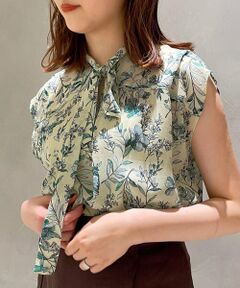 TOMORROWLAND / トゥモローランド シャツ・ブラウス | ジョリーフラワープリント ボウタイブラウス